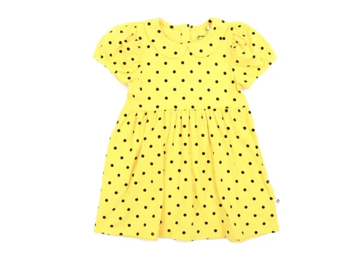 Mini Rodini yellow kjole polka dots
